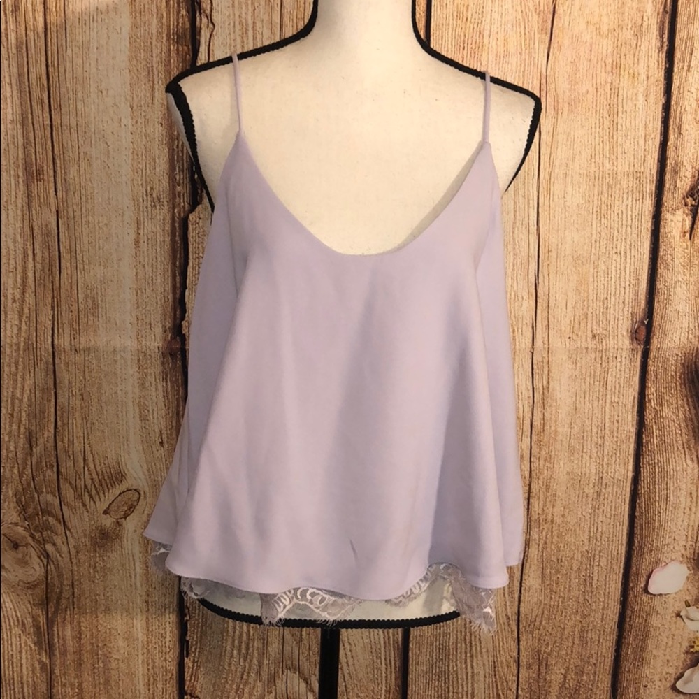 Lilac Chiffon Top